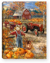 Pumpkin Patch- Lighted Tabletop Canvas